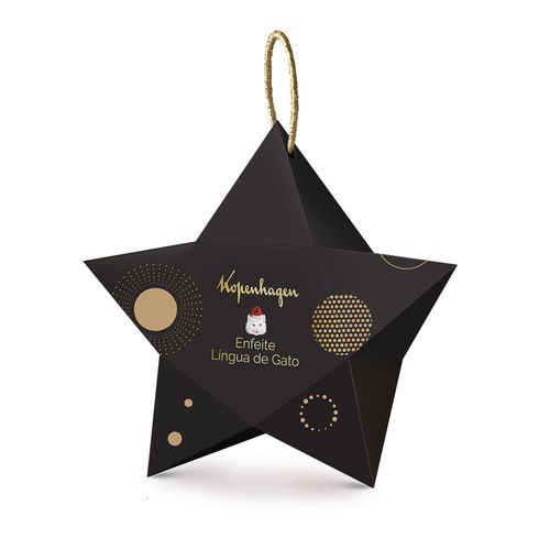 Enfeite Estrela Língua de Gato 48G - Kopenhagen