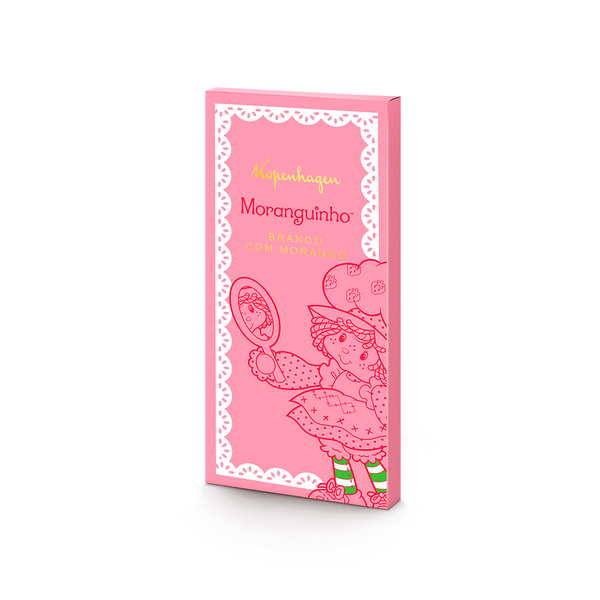 Tablete Branco com Morango 90g - Moranguinho