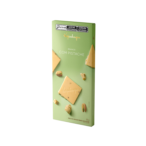 Tablete Chocolate Branco com Pistache 90G